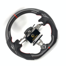 Load image into Gallery viewer, CCExcellent for Nissan Juke 2011-2017 carbon fiber steering wheel with carbon thumbgrips
