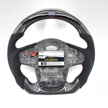 Load image into Gallery viewer, CCexcellent For Toyota Supra A90 carbon fiber steering wheel with red stripe
