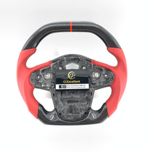 Load image into Gallery viewer, CCexcellent For Toyota Supra A90 carbon fiber steering wheel with gloss black carbon fiber top&amp;bottom
