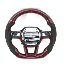 Load image into Gallery viewer, CCexcellent For 11th Gen/2022-2023 Honda Civic carbon fiber steering wheel with alcantara sides
