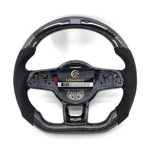 Load image into Gallery viewer, CCExcellent For Volkswagen MK7/MK7R/MK7GTI/GOLF MK7/GOLF MK7 GTI carbon fiber steering wheel with JP LED
