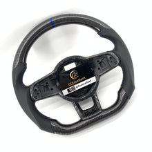 Load image into Gallery viewer, CCexcellent For 2015/2016/2017/2018/2019 Volkswagen MK7/MK7R/MK7GTI//GOLF MK7/GOLF7GIT carbon fiber steering wheel with blue stripe
