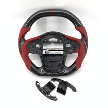 Load image into Gallery viewer, CCexcellent For Toyota Supra A90 carbon fiber steering wheel with thumbgrips
