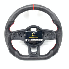 Load image into Gallery viewer, CCexcellent For 2015/2016/2017/2018/2019 Volkswagen MK7/MK7R/MK7GTI//GOLF MK7/GOLF7GIT carbon fiber steering wheel with red stitching
