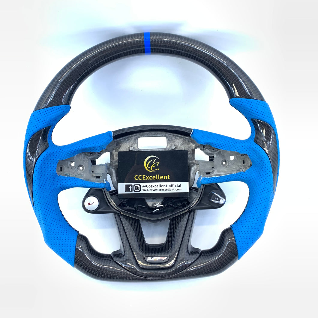 CCexcellent For Cadillac CT5 2023 carbon fiber steering wheel