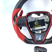 Load image into Gallery viewer, CCexcellent for Toyota 8th gen camry 2018-2023 carbon fiber steering wheel
