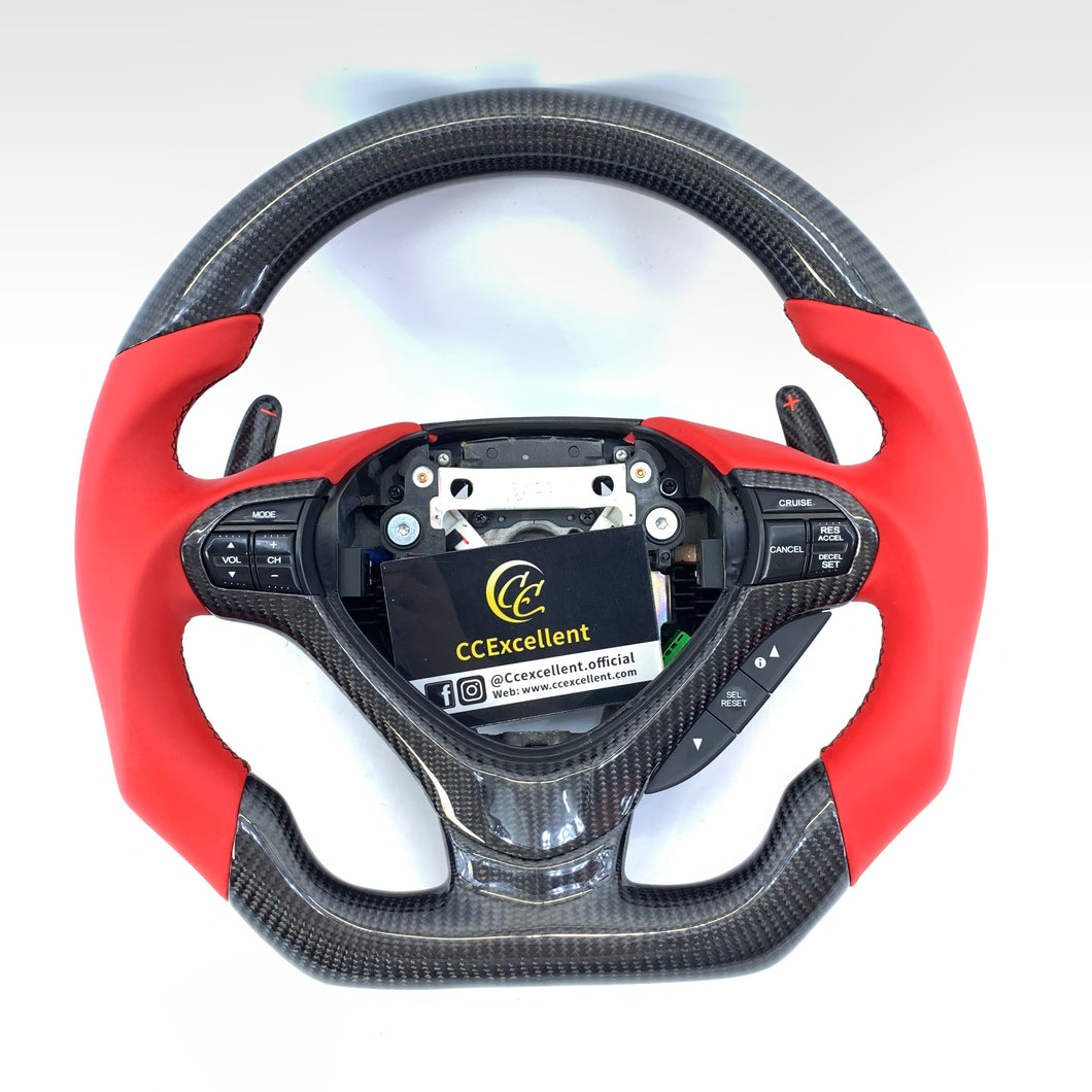 CCexcellent for Acura tsx 2009-2014 carbon fiber steering wheel