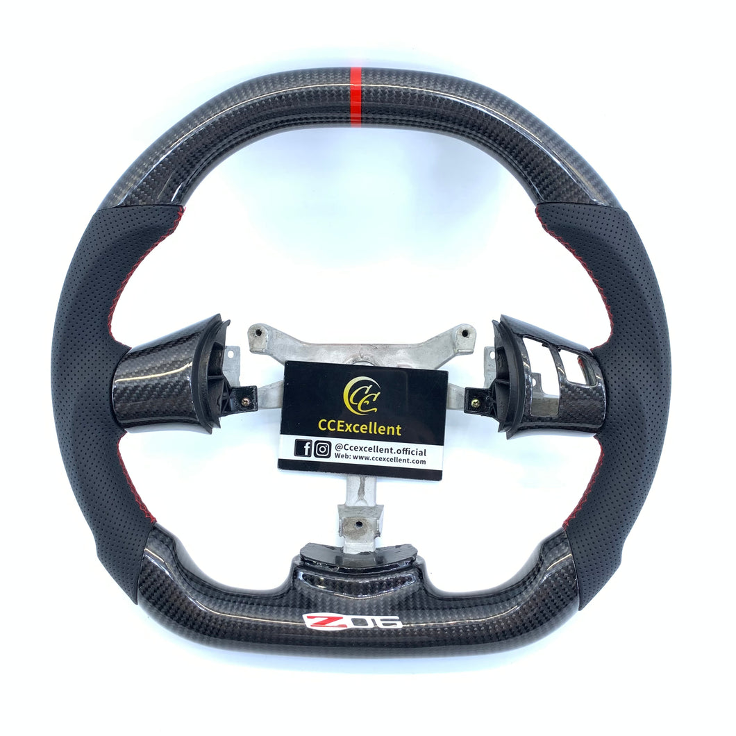 CCexcellent for Chevrolet Corvette C6 Z06 2006-2011 carbon fiber steering wheel