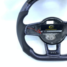 Load image into Gallery viewer, CCExcellent for Volkswagen VW MK7 2015 2016 2017 2018 2019 carbon fiber steering wheel with LED
