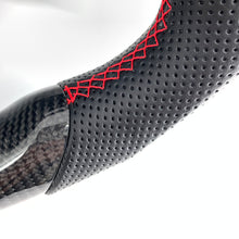 Load image into Gallery viewer, CCexcellent For Toyota Supra A90 carbon fiber steering wheel with red stitching
