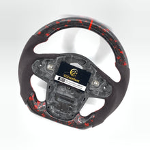 Load image into Gallery viewer, CCexcellent For Toyota Supra A90 carbon fiber steering wheel with forged carbon fiber with red stitching
