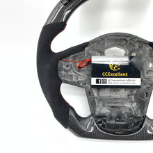 Load image into Gallery viewer, CCexcellent For Toyota Supra A90 carbon fiber steering wheel with red stripe
