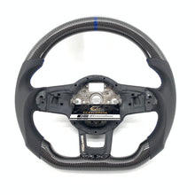 Load image into Gallery viewer, CCexcellent For Volkswagen MK7/MK7 R/MK7 GTI/Golf MK7/Golf7 GTI 2015-2019 Carbon Fiber Steering Wheel With Black Smooth Leather
