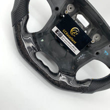 Load image into Gallery viewer, CCexcellent For S80 2007-2008 Volvo carbon fiber steering wheel with blue&amp;yellow stitching
