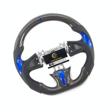 Load image into Gallery viewer, CCexcellent for Infiniti QX50 2015 2016 2017 carbon fiber steering wheel with blue stripe
