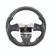 Load image into Gallery viewer, CCexcellent for Infiniti Q50 2014 2015 2016 2017carbon fiber steering wheel with white stitching
