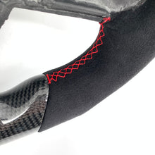 Load image into Gallery viewer, CCexcellent For Toyota Supra A90 carbon fiber steering wheel with red stripe
