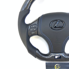 Load image into Gallery viewer, CCExcellent for Lexus F sport 2006-2013 carbon fiber steering wheel with perforated leather
