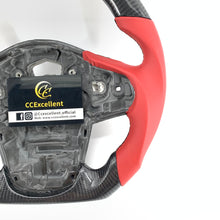 Load image into Gallery viewer, CCexcellent For Toyota Supra A90 carbon fiber steering wheel with red stripe
