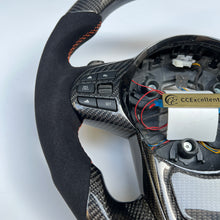 Load image into Gallery viewer, CCexcellent For Toyota Supra A90 carbon fiber steering wheel with stripe
