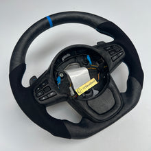 Load image into Gallery viewer, CCexcellent For Toyota Supra A90 carbon fiber steering wheel with blue stripe
