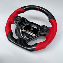 Load image into Gallery viewer, CCexcellent for Honda FK2 carbon fiber steering wheel with red stripe
