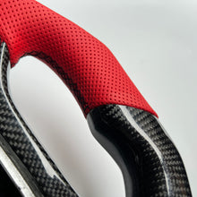 Load image into Gallery viewer, CCexcellent for Honda FK2 carbon fiber steering wheel with red stripe
