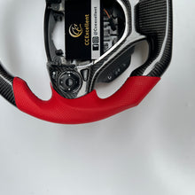 Load image into Gallery viewer, CCexcellent for Honda FK2 carbon fiber steering wheel with red stripe
