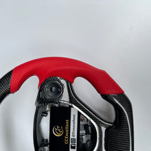 Load image into Gallery viewer, CCexcellent for Honda FK2 carbon fiber steering wheel with red stripe
