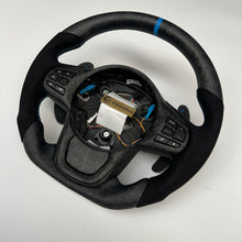 Load image into Gallery viewer, CCexcellent For Toyota Supra A90 carbon fiber steering wheel with round top，flat bottom
