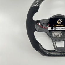 Load image into Gallery viewer, CCexcellent For 2015/2016/2017/2018/2019 Volkswagen MK7/MK7R/MK7GTI//GOLF MK7/GOLF7GIT carbon fiber steering wheel with JP LED
