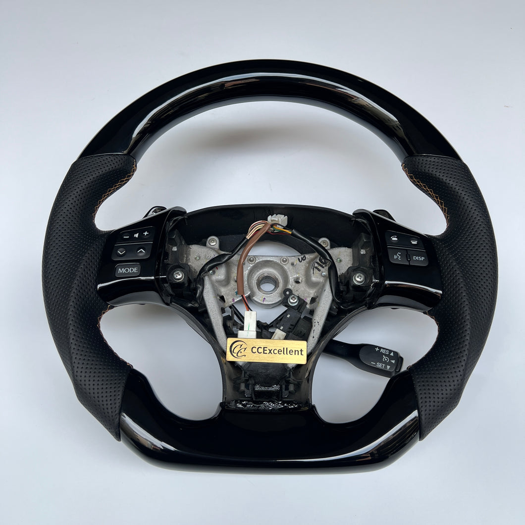 CCExcellent for Lexus F sport 2006-2013  carbon fiber steering wheel with perforated leather