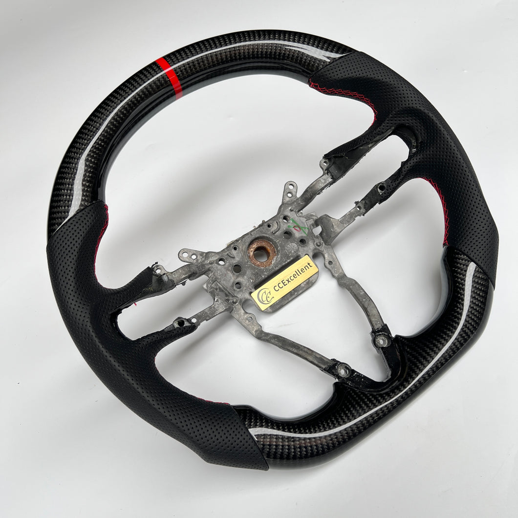 CCexcellent for Honda 9th gen Civic 2012 2013 2014 2015 carbon fiber steering wheel