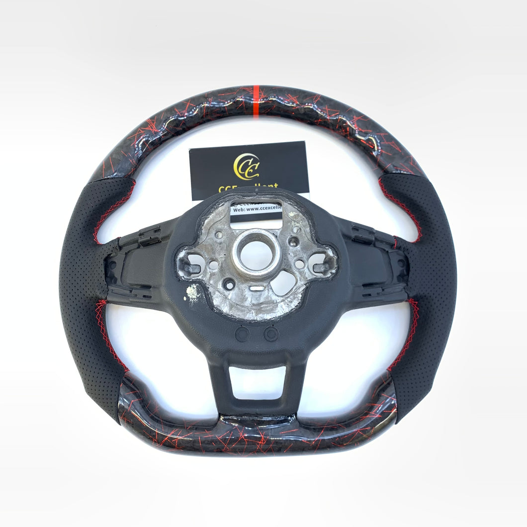 CCExcellent Volkswagen MK7 R 2015 2016 2017 2018 2019 forged carbon fiber steering wheel