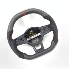 Load image into Gallery viewer, CCexcellent For 2015/2016/2017/2018/2019 Volkswagen MK7/MK7R/MK7GTI//GOLF MK7/GOLF7GIT carbon fiber steering wheel with red stripe
