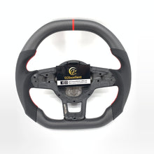 Load image into Gallery viewer, CCexcellent For 2015/2016/2017/2018/2019 Volkswagen MK7/MK7R/MK7GTI//GOLF MK7/GOLF7GIT carbon fiber steering wheel with smooth leather sides
