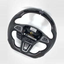 Load image into Gallery viewer, CCExcellent For Ford Focus MK3 RS/ST /EcoSport/Escape/Kuga/C-MAX 2015-2020 Carbon Fiber Steering Wheel With white stitching
