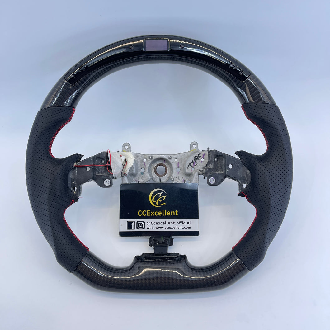 CCExcellent for Lexus IS250 /300 /350 2006-2013 carbon fiber steering wheel with LED