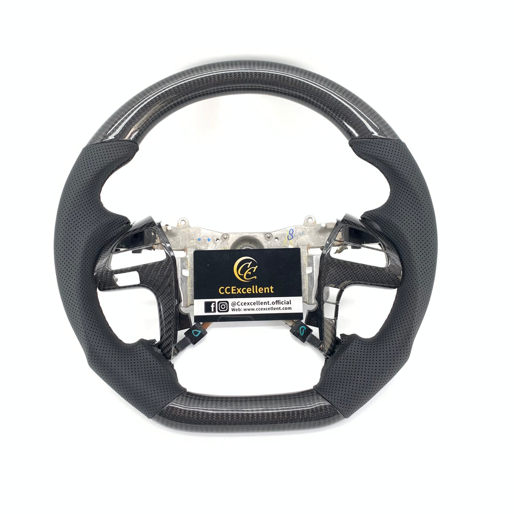 CCexcellent for Toyota highlander 2007-2011 carbon fiber steering wheel