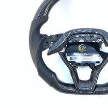 Load image into Gallery viewer, CCexcellent for Honda Insight 2019 2020 2021 carbon fiber steering wheel with black smooth leather
