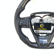 Load image into Gallery viewer, CCexcellent for Toyota 8th gen Camry se xse le xle 2018 2019 2020 2021 2022 carbon fiber steering wheel
