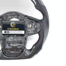 Load image into Gallery viewer, CCexcellent For Toyota Supra A90 carbon fiber steering wheel with red stitching
