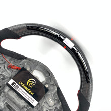 Load image into Gallery viewer, CCexcellent For Toyota Supra A90 carbon fiber steering wheel with red stripe
