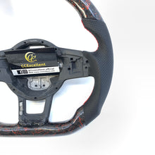 Load image into Gallery viewer, CCExcellent for Volkswagen Golf MK7 2015 2016 2017 2018 2019 forged carbon fiber with red wires steering wheel
