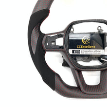 Load image into Gallery viewer, CCexcellent For 11th Gen/2022-2023 Honda Civic carbon fiber steering wheel with alcantara sides
