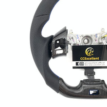 Load image into Gallery viewer, CCExcellent for Lexus IS250 /300 /350 2006-2013 carbon fiber steering wheel with black perforated leather
