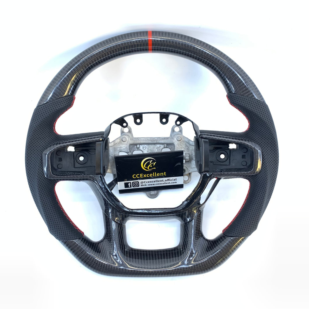 CCexcellent for Dodge RAM 1500 2019-2022 carbon fiber steering wheel