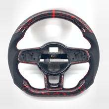 Load image into Gallery viewer, CCexcellent For 2015/2016/2017/2018/2019 Volkswagen MK7/MK7R/MK7GTI//GOLF MK7/GOLF7GIT carbon fiber steering wheel with perforated leather sides
