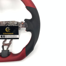 Load image into Gallery viewer, CCExcellent for Nissan note carbon fiber steering wheel with black perforated leather
