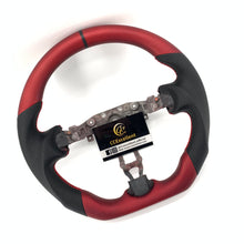 Load image into Gallery viewer, CCExcellent for Nissan note carbon fiber steering wheel with black perforated leather
